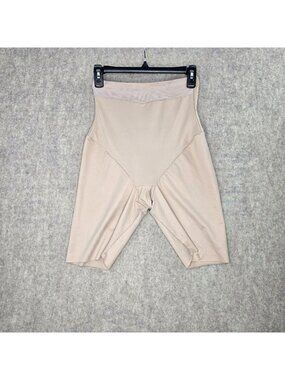 Maidenform Womens High-Waisted Shapewear Beige Size M Nylon/Spandex